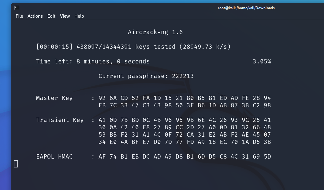 Cracking password